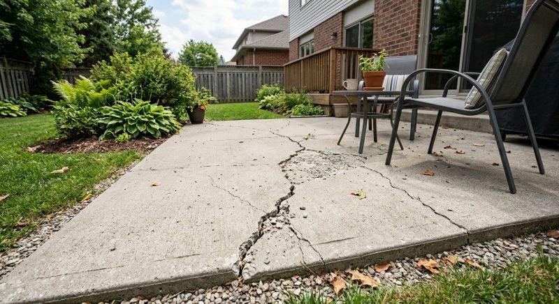 Patio Slab Repair in Des Moines, IA