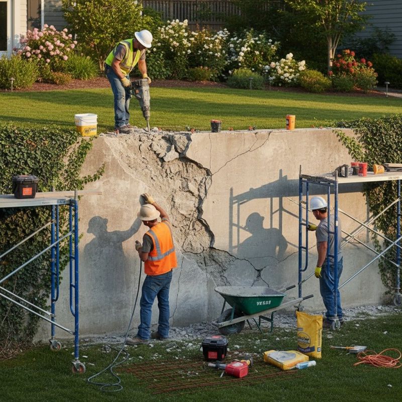 Cement Wall Repair Service in Corpus Christi, TX