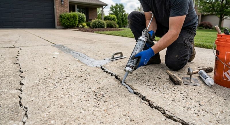 Concrete Driveway Patching in Des Moines, IA