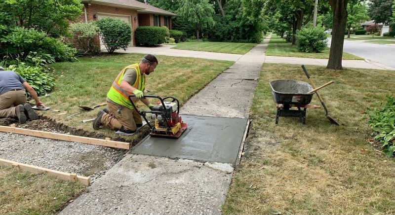 Concrete Pathway Repair in Des Moines, IA
