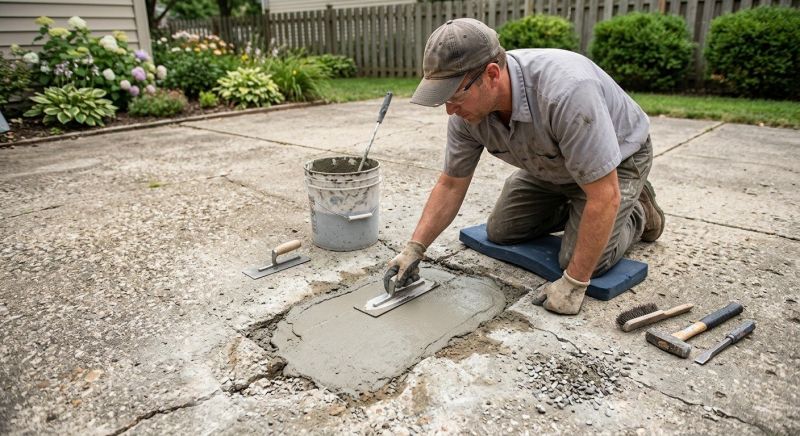 Concrete Patio Repair in Corpus Christi, TX