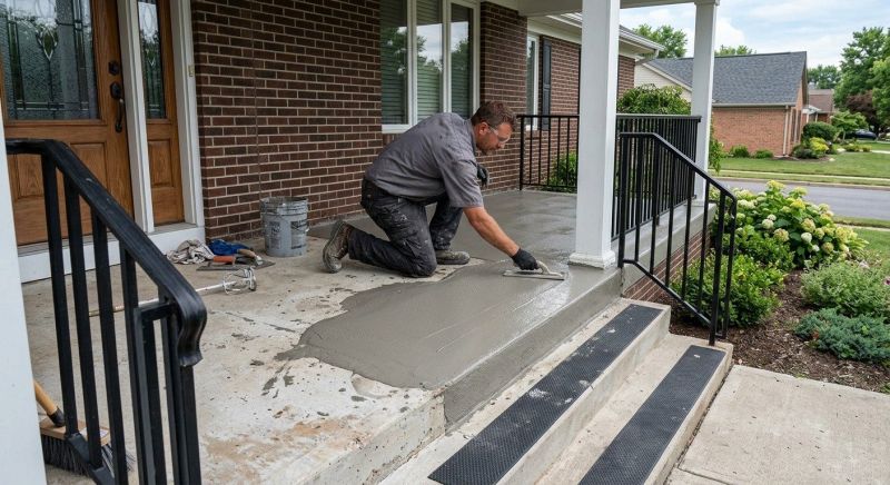 Concrete Pool Deck Resurfacing in West Des Moines, IA