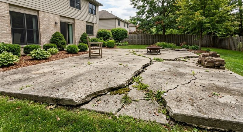 Concrete Pool Patio Repair in West Des Moines, IA