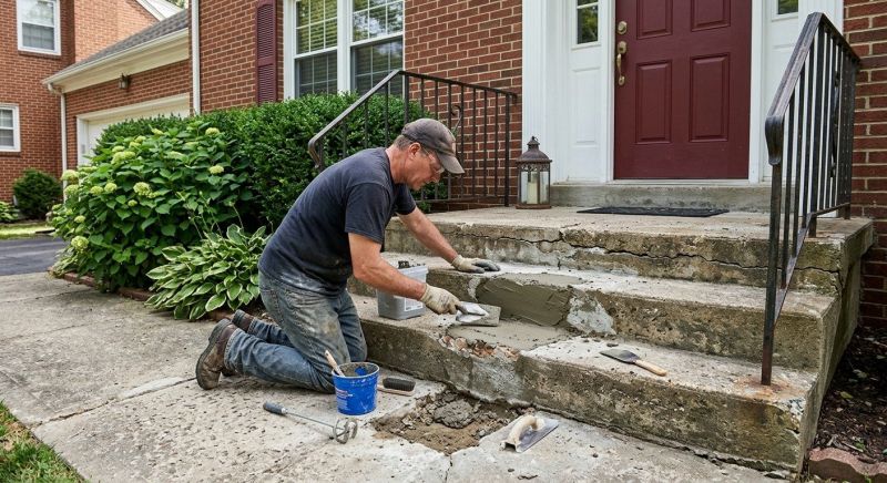 Concrete Porch Repair in Corpus Christi, TX