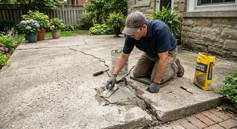 Cracked Concrete Repair in Corpus Christi, TX