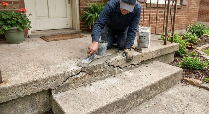 Cracked Concrete Repair in Des Moines, IA