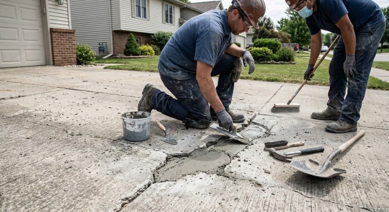 Driveway Approach Repair in Des Moines, IA